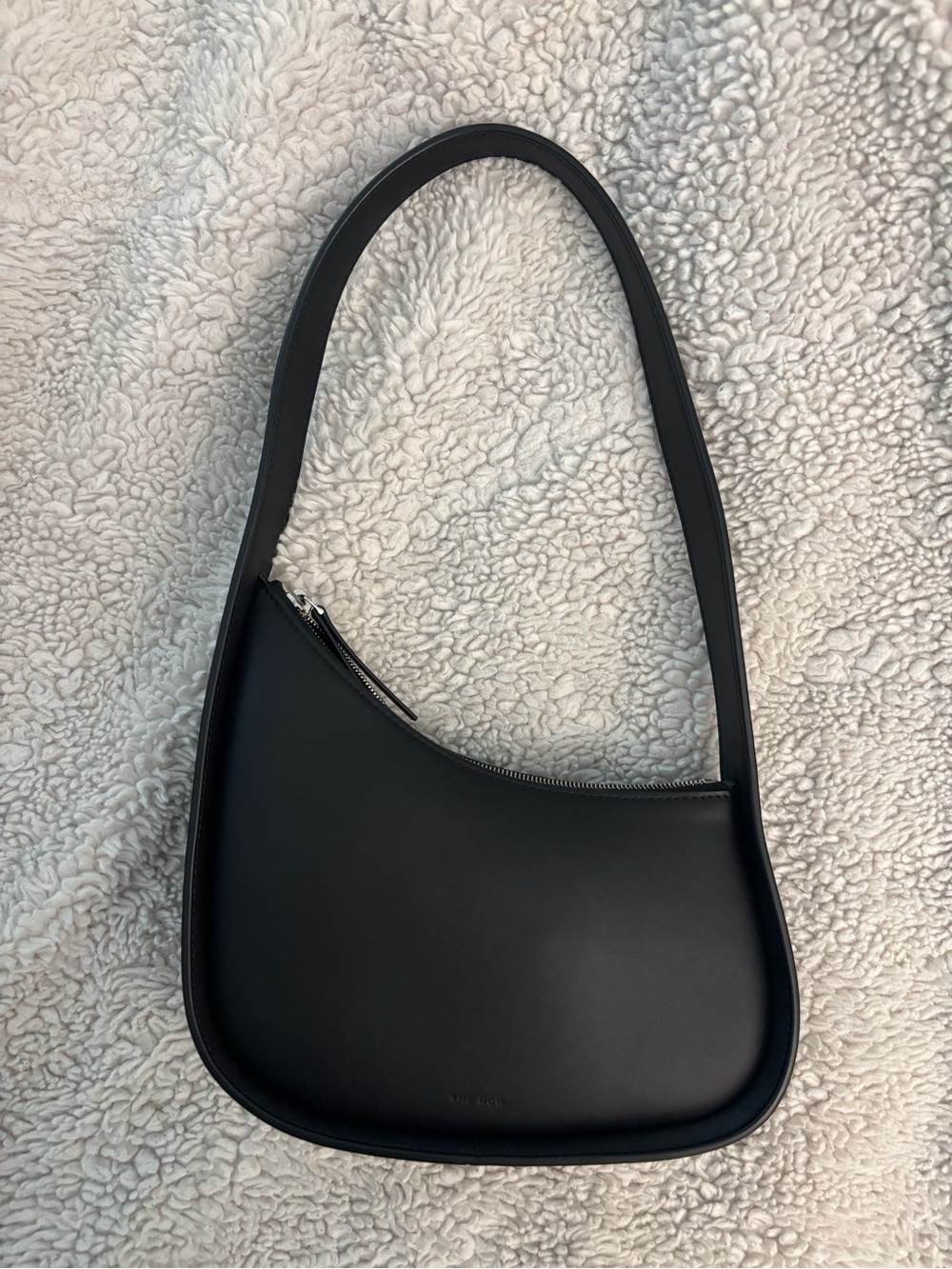 The Row Black half moon Shoulder Bag - Picture 2 of 7